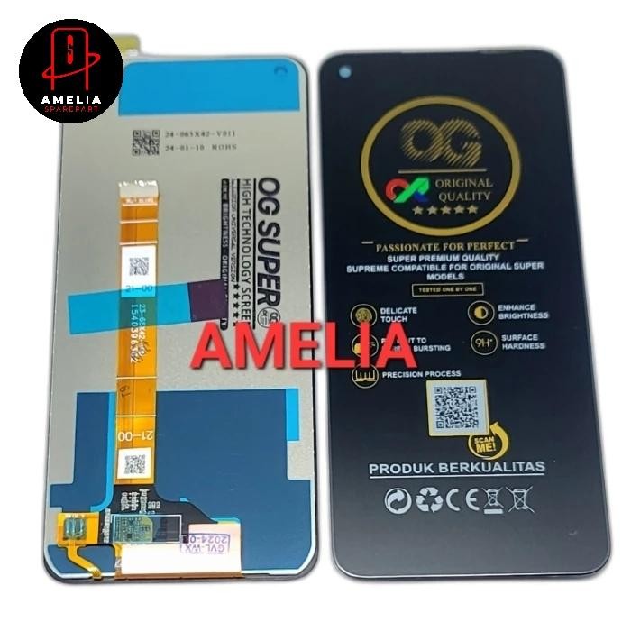 Lcd+Touchscreen Realme 6 Realme Narzo Realme 7 Narzo 20 Pro Ori