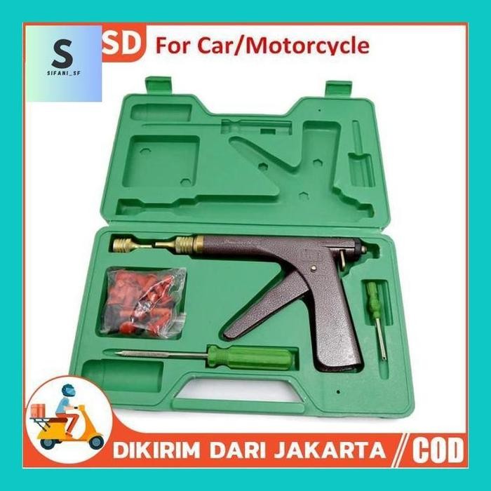 Rds - Sifa** Alat Tambal Ban Tubles Tubeless Roda Vacuum Alat Tambal Ban Tubles Gun Bentuk Tembak