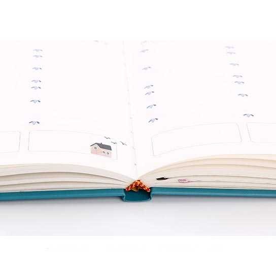 

DingDongTu Buku Diary 365 Hari Daily Journal Hard Cover 128 Pages Biru Langit