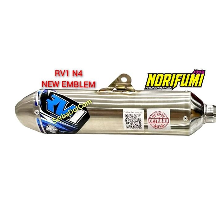 KNALPOT NORIFUMI RV1 N4 KLX CRF ORIGINAL
