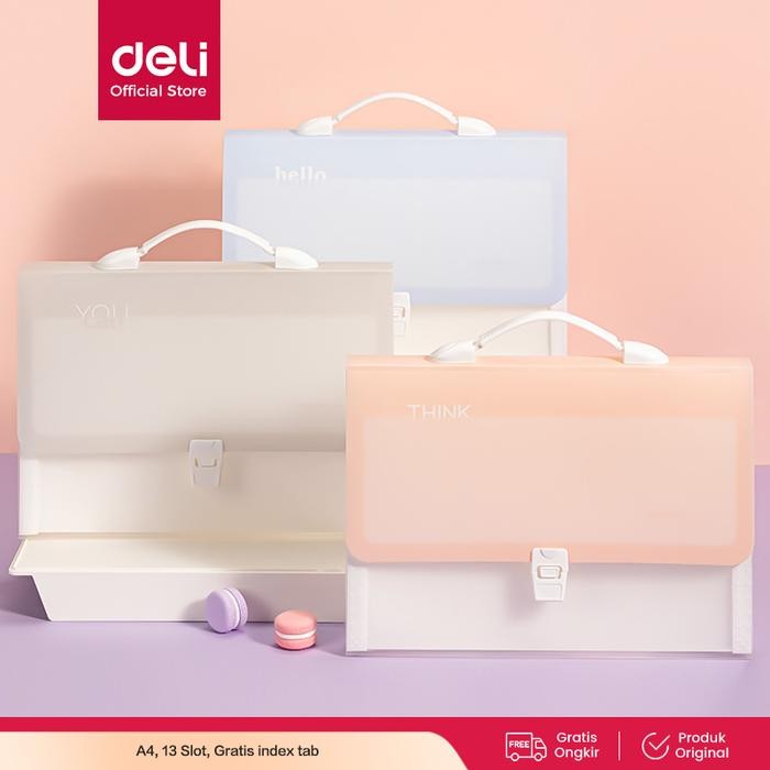 

Uta - Deli Map Harmonika / Expanding File A4 13 Slot Gratis Index Tab P50