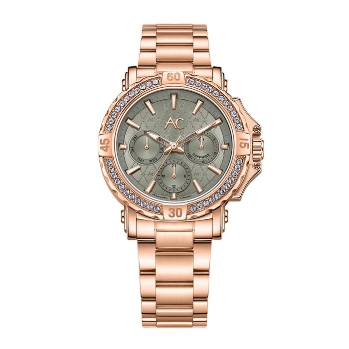 JAM TANGAN WANITA ALEXANDRE CHRISTIE AC 9205 / AC9205 DIAMOND RANTAI ORIGINAL GARANSI 1 TAHUN