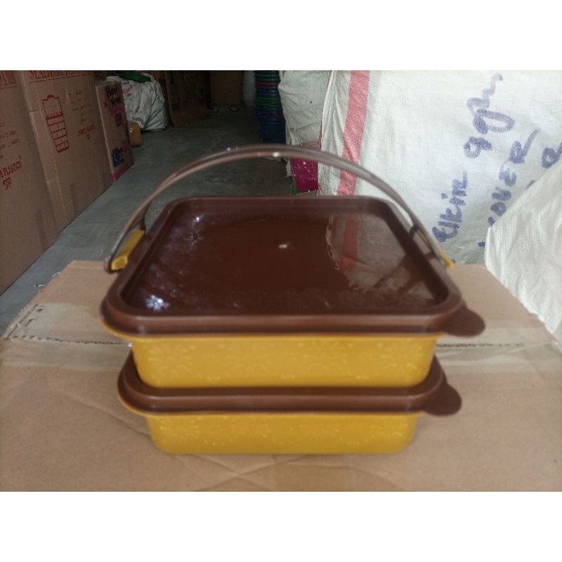 Rumahleha Rantang Susun 2 Kotak Rejeki / Rantang Susun 2 / Rantang Hajatan Susun 2