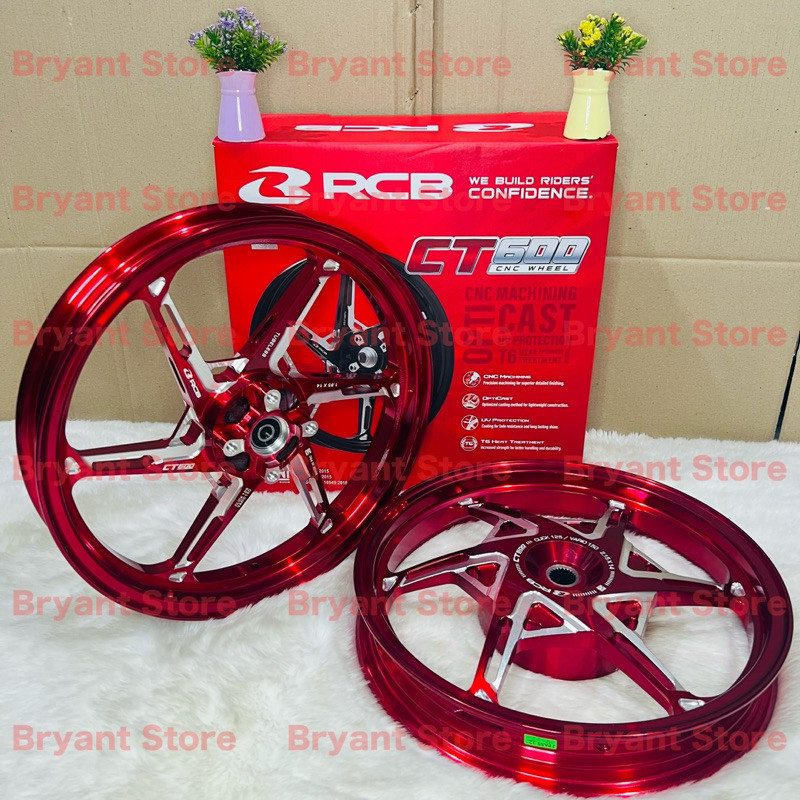 VELG RCB RACING CT600 185x14 215x14 BEAT SCOOPY VARIO 110 125 150 160 CBS GENIO SPACY MIO SPORTY J