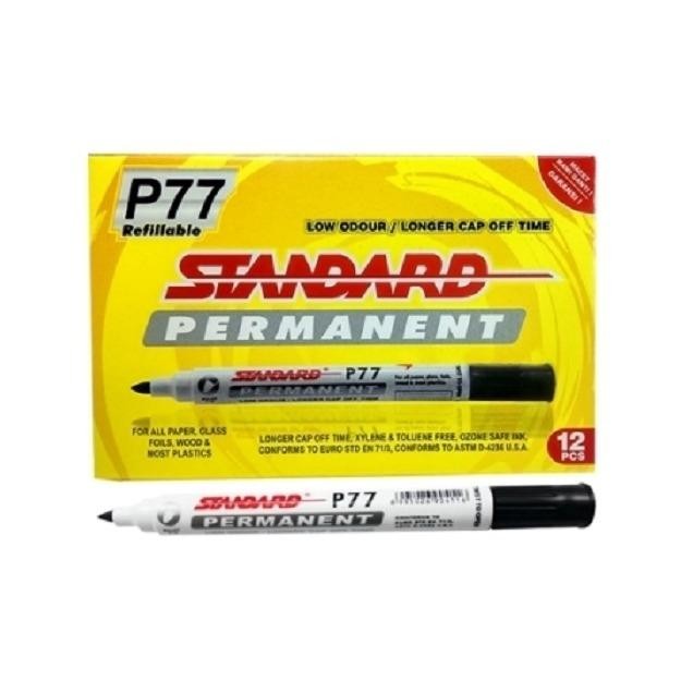 

Victory - Standard P77 Permanent Marker Isi 12 Pcs / Spidol Yang Tidak Bisa Dihapus ) Stationery
