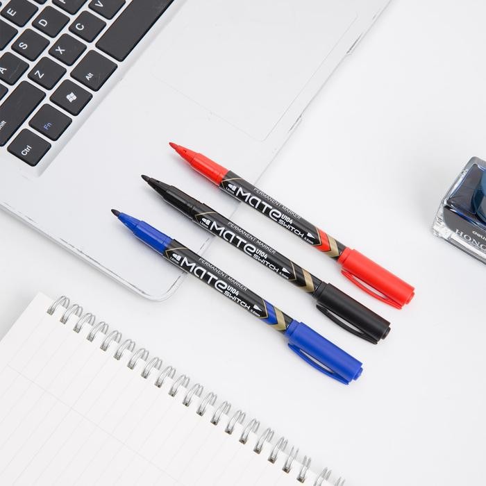 

Victory - Deli Permanent Marker / Spidol Permanen Tip Ganda 12 Pcs Eu104X0