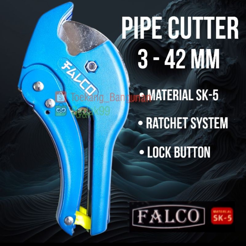 Eleganterra Gunting Pipa Pvc Gunting Potong Paralon Falco 42 Mm