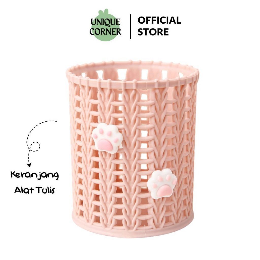 

FLASH SALE UQ TEMPAT ALAT TULIS KERANJANG HOLDER PENA PENSIL SERBAGUNA MODEL ROTAN STY7010