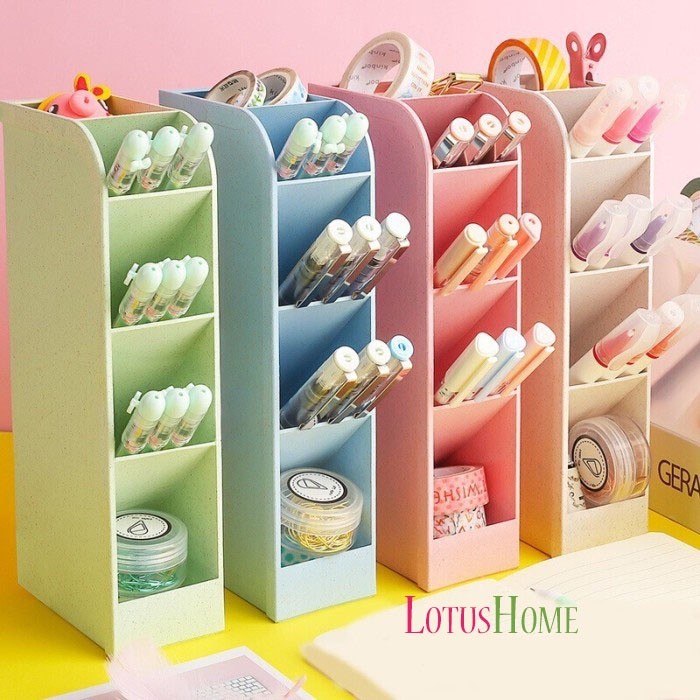 

FLASH SALE TEMPAT PENYIMPANAN ATK PENSIL PULPEN PENA / RAK MINI ATK 4 SEKAT / RAK MINI SERBAGUNA