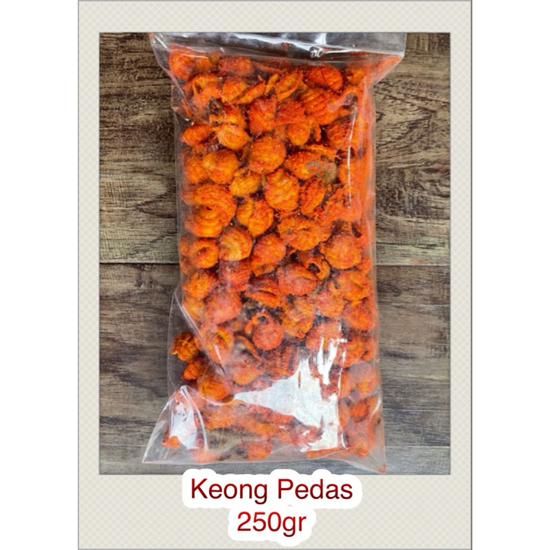 

Mamam_Asoy Keong Pedas ( Makaroni Kerang ) 250Gr By Rizquna Snack