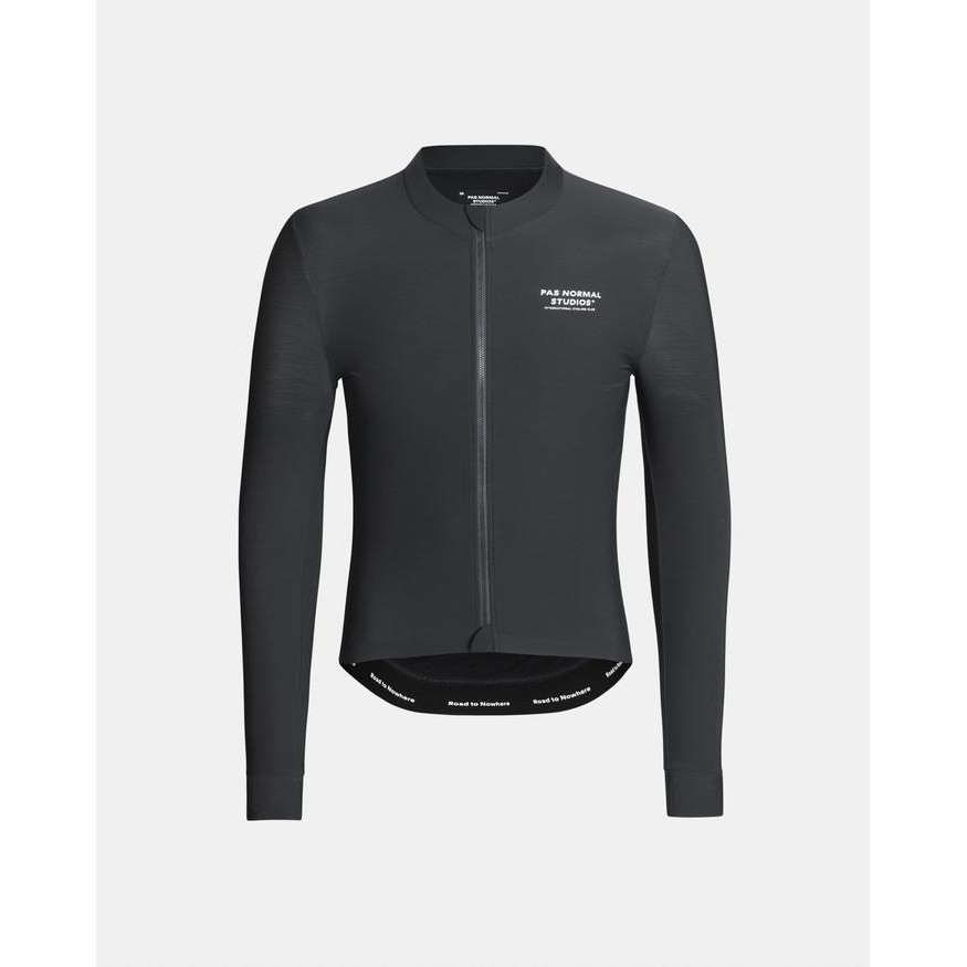 JERSEY LENGAN PANJANG PRIA PNS PAS NORMAL STUDIOS Men Mechanism Long Sleeve Jersey ANTHRACITE