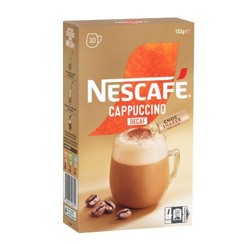 

Nescafe Decaf Cappuccino Coffee Sachets 10 pack