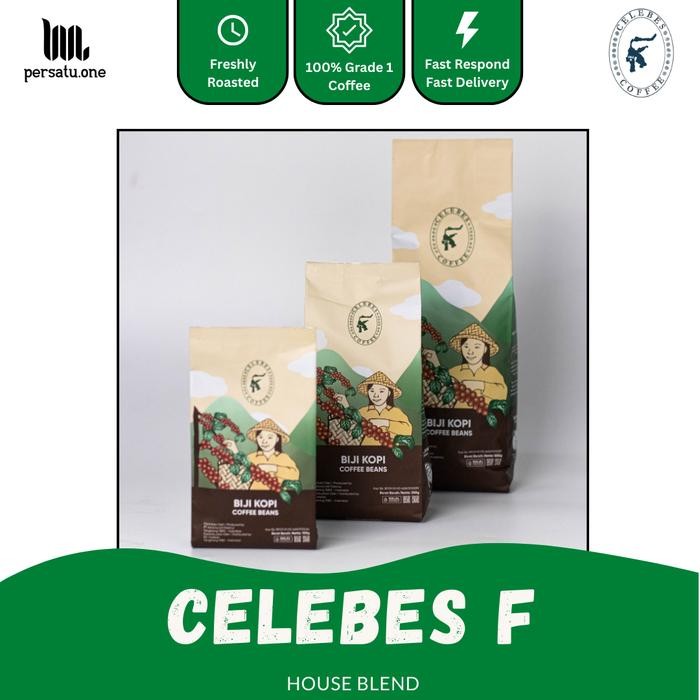 

[CELEBES COFFEE] Kopi Celebes F BubukBiji/Espresso 250 gram