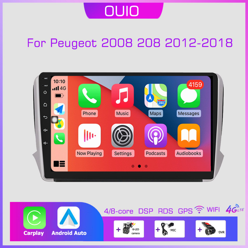 2din Android10 Car Radio Multimedia Player Carplay Auto GPS