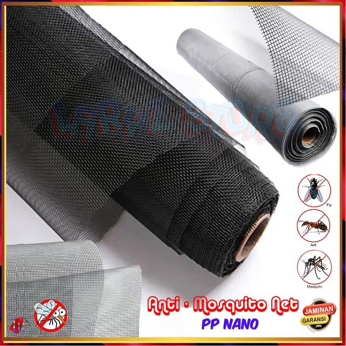 Jaring Kasa Nyamuk Kawat Kelambu Penghalang Anti Serangga Penutup Lubang Angin Loster Pintu Jendela