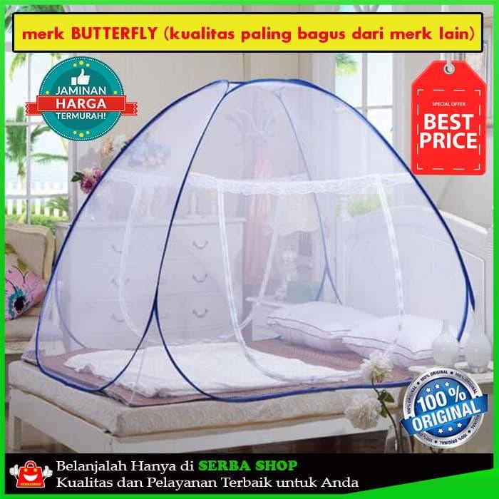 Kelambu Tidur 200x200 cm ORI BUTTERFLY kelambu tidur 200 x 200