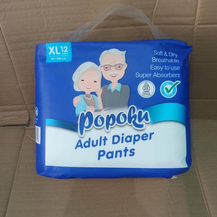 popoku popok dewasa tipe celana ukuran XL isi 12