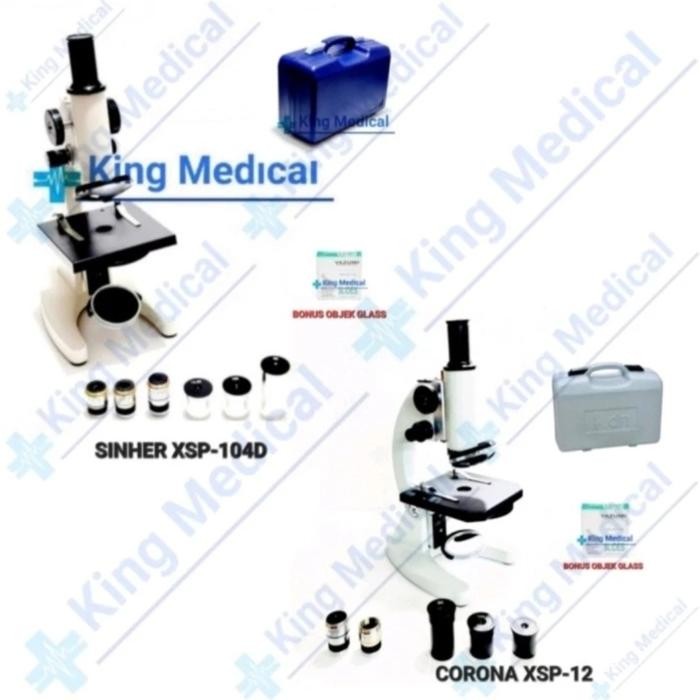 Mikroskop Cahaya XSP 12/Mikroskop Monokuler SMP SMA Pembesaran 500x