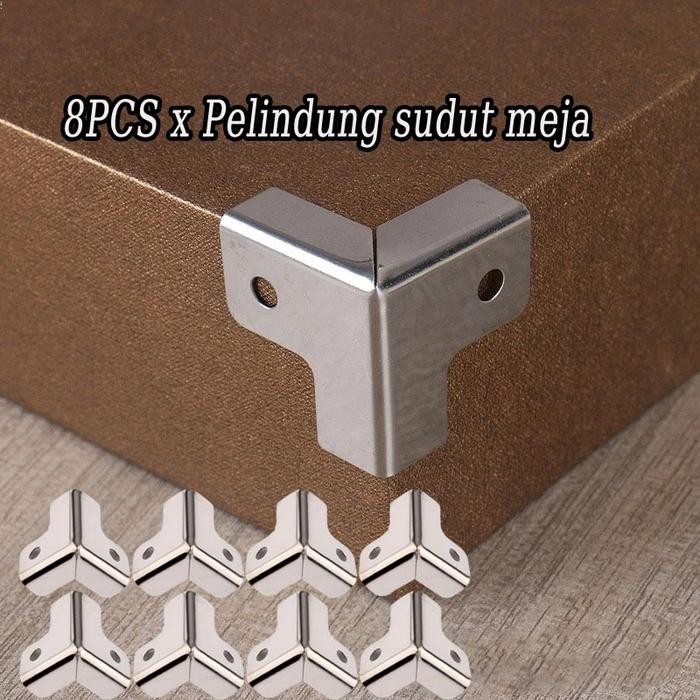 PREMIUM 8PCS Box Siku L Hardcase/Siku L/Siku Corner Hardcase L/Siku Box Pojok/Lubang Hardcase /Siku