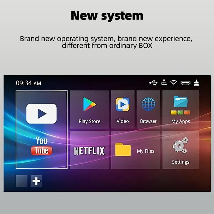 Mxq Pro Android Box 4K Tv Box 16Gb Ram 256Gb Rom Stb 2.4G Wifi Smart Unlock Box Android Assistant