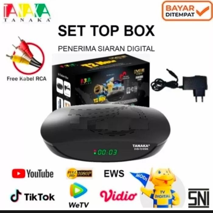Set Top Box Tanaka T2 New Oval Promo