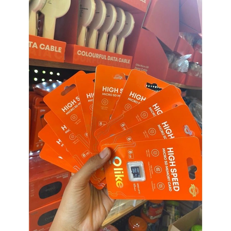 NEW MEMORY CARD OLIKE TF8G high speed up micro to 40mb/s memory card 8GB