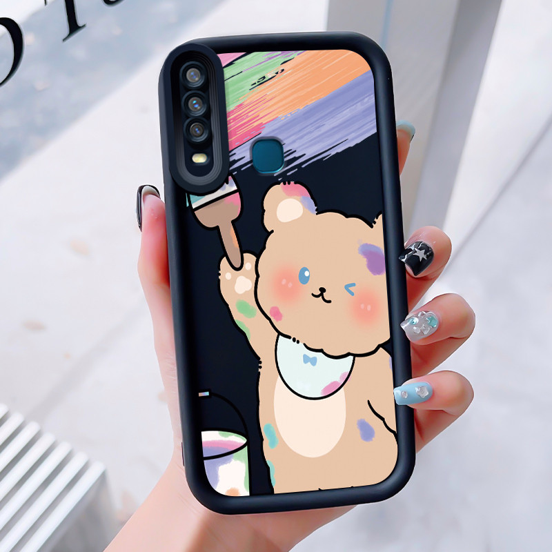 Casing Hp untuk VIVO Y12 Y12i Y15 Y17 Y3 Y3s Y17s Y28 5G Y36i 5G  Case Casing drop silikon Kasing Ce