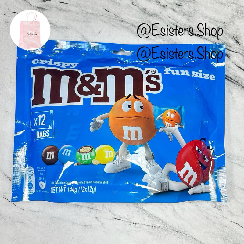 

Andrianbijaksana M&MS Chocolate Crispy Milk Chocolate M&M Fun Size Coklat Mnm Limited Edition