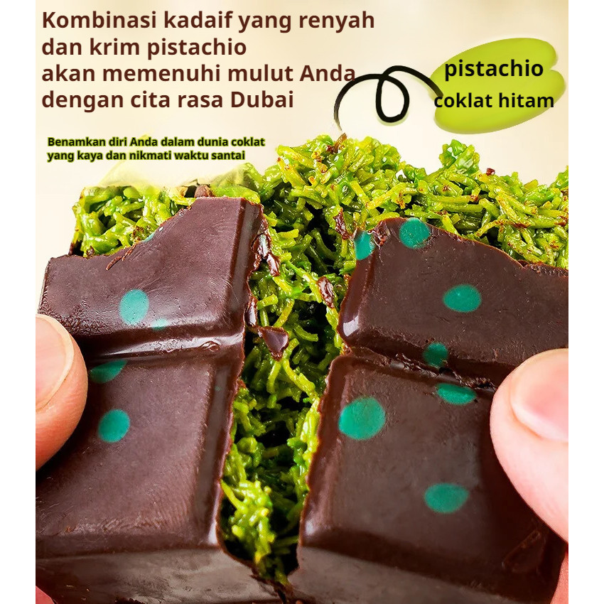 

Andrianbijaksana Beli 1 Gratis 2Cokelat Halal 100% Asli/Cokelat Pistachio Dubai 100G /Cokelat