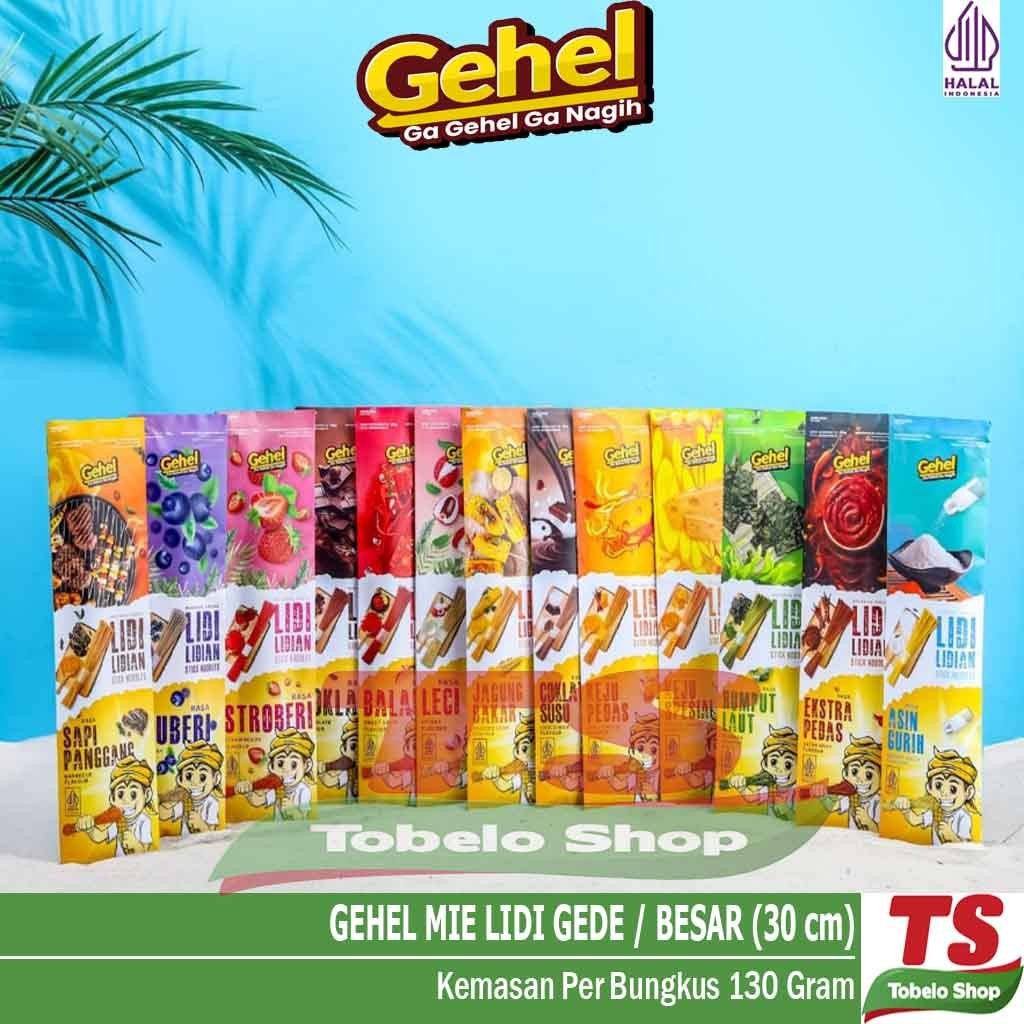 

Andrianbijaksana Gehel Mie Lidi 130 Gram / Gehel Mi Lidi Besar 30 Cm