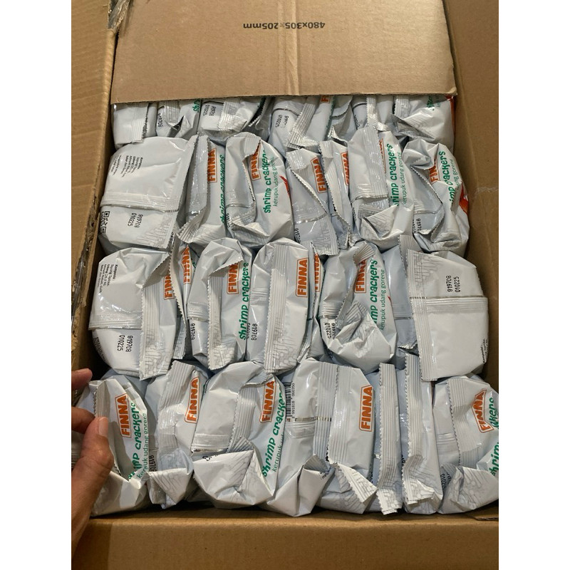 

Andrianbijaksana (Exp. Nov 2025) Finna Kerupuk Udang Siap Makan 1 Dus/Shrimp Crackers Matang 120Pc
