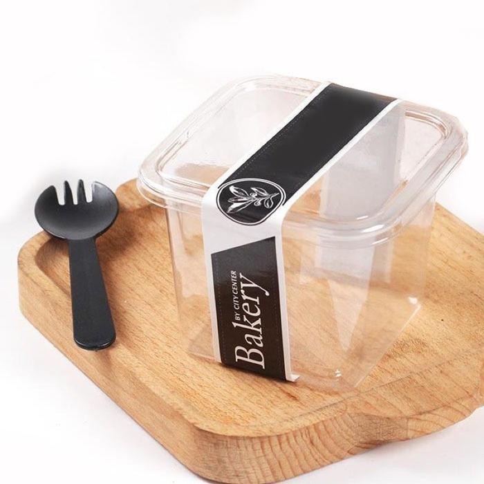 JTTOP" CUP PUDING THINWALL KOTAK ISI 10PCS CUP PUDING KOTAK GELAS PUDING