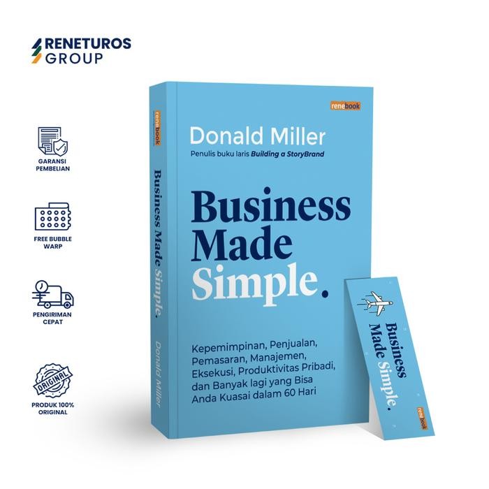 

PROMO PAKET SPESIAL BUKU BISNIS THE E-MYTH REVISITED, BUSINESS MADE SIMPLE, DAN THE VISUAL MBA (HC)