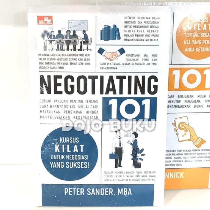 

SALE BUKU NEGOTIATING 101: SEBUAH PANDUAN PENTING TENTANG CARA BERNEGOSIASI, MULAI DARI MELAKUKAN