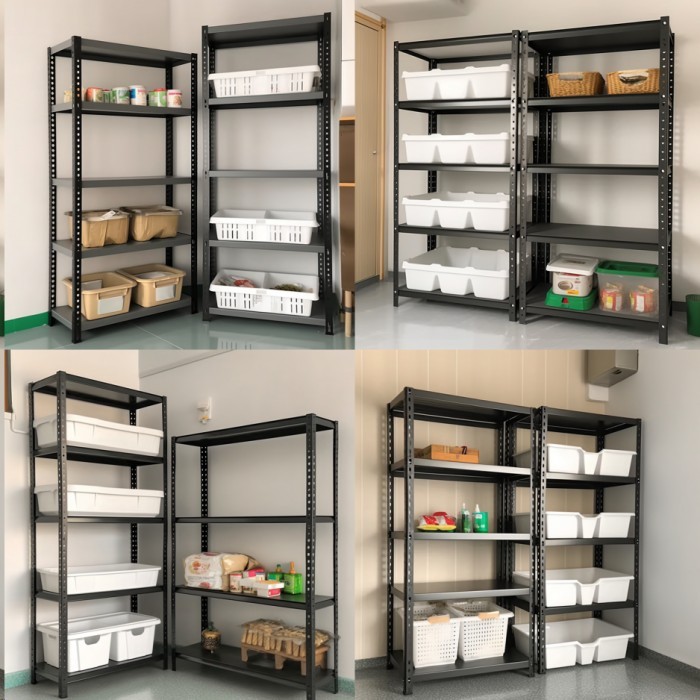 PREMIUM Rak Besi Siku Rak Besi Serbaguna 5 Susun Rak Gudang Besi Rak Warung Serbaguna Minimalis