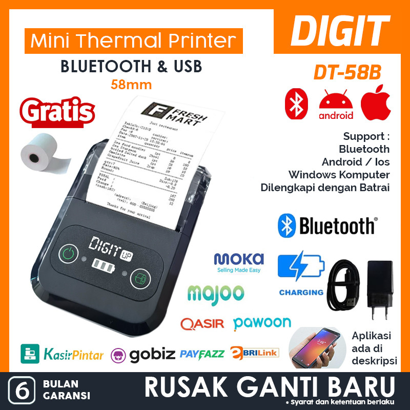 Okay Charger Premium Untuk Printer Okay dan Digit 58B