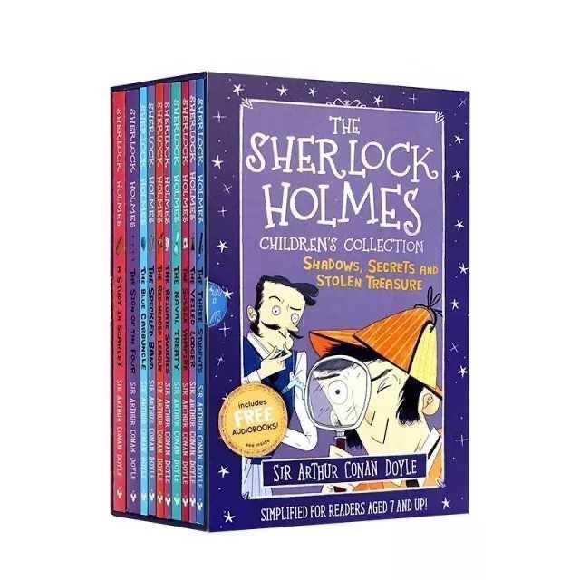 Sherlock Holmes Children'S Collection 10 Books Buku Anak Import