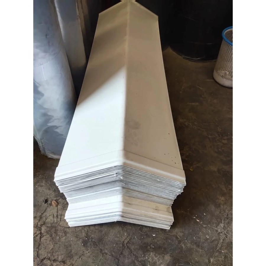 NOK ROOFMAXX'S UPVC SINGLE Spandek/Atap NOK Jurai/ATAP UPVC SINGLE LAYER - Putih doft