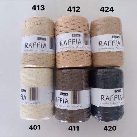 Benang Rajut Korea Linea Raffia Yarn