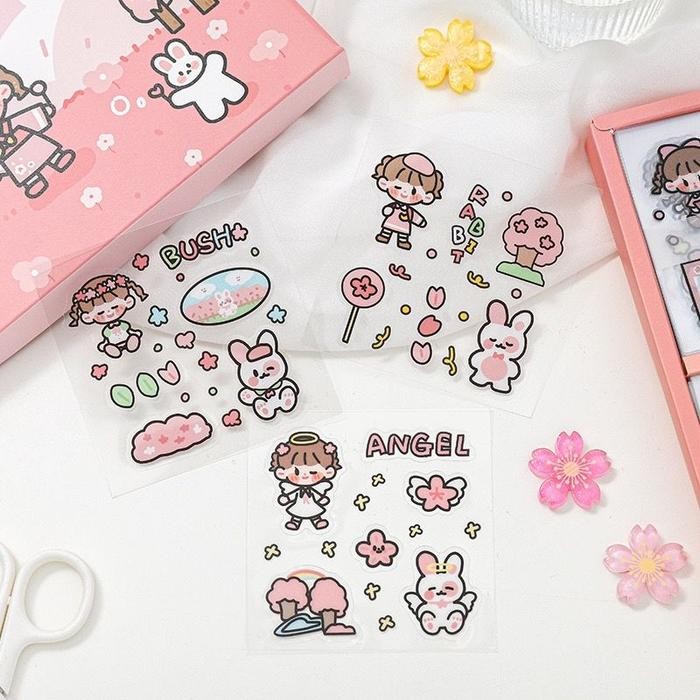 

1 BoxGfyStiker Gemoy Buku Aesthetic/Stiker Botol Tumbler/Stiker Jurnal #Gratisongkir