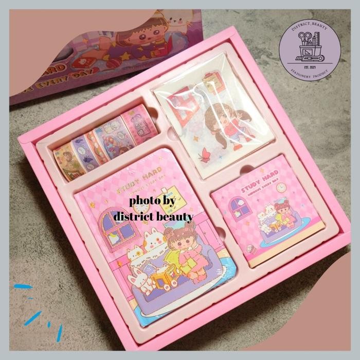 

Jurnal 4 In 1 Kode S001 Study Hard Set Alat Tulis Mini Cute Terlengkap #Gratisongkir