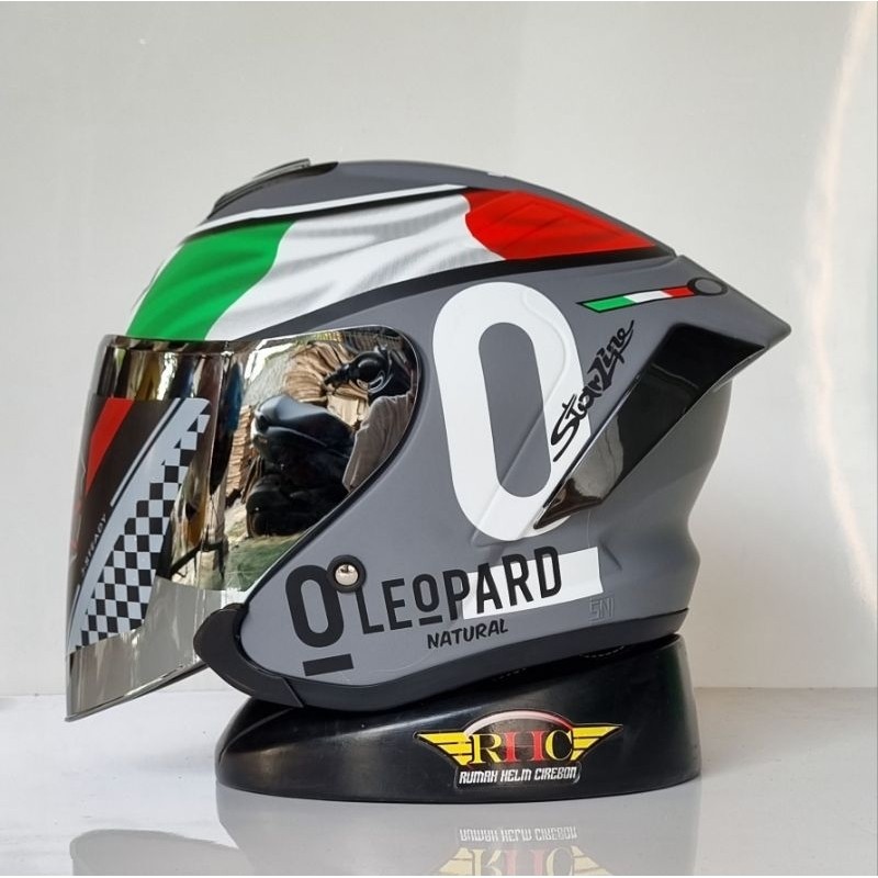 Lotto Heartss - HELM JS ARMOR MOTIF LEOPARD