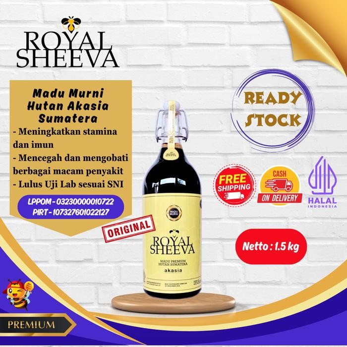 

Madu Murni Royal Sheeva 1.5 kg Premium Asli 100% Halal MUI Original