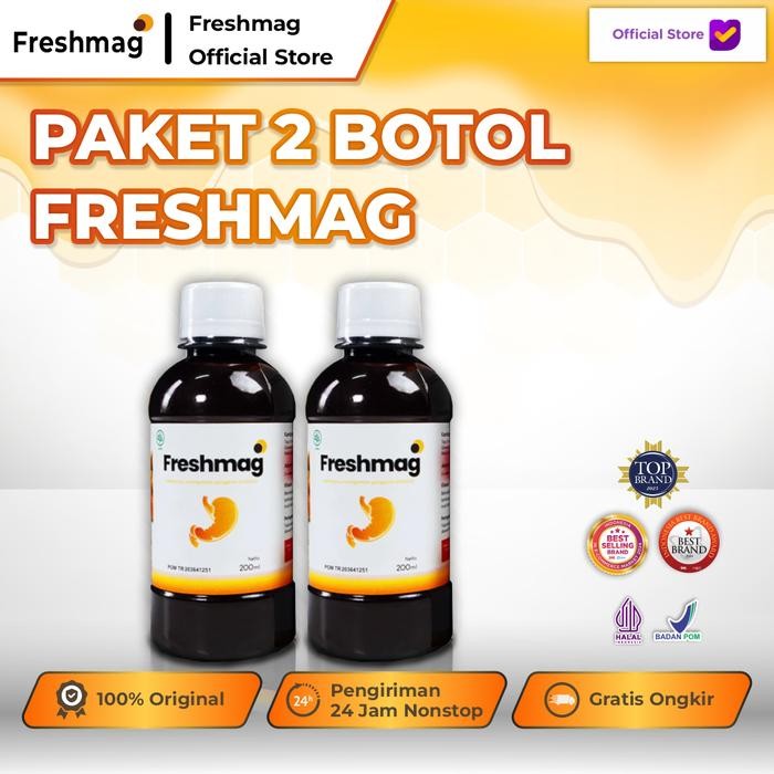 

Paket 2 Box Freshmag Madu Herbal untuk Lambung