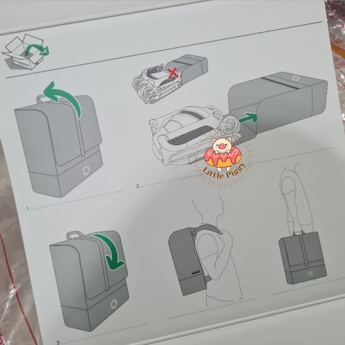 Bugaboo butterfly transport travel bag backpack