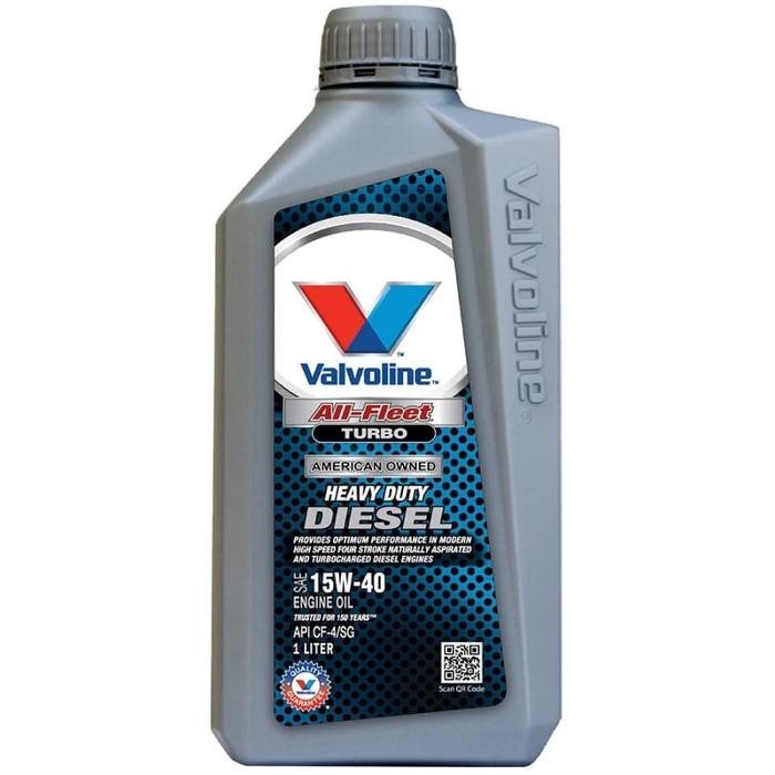 Oli Mesin Diesel Valvoline All Fleet Turbo 15W40 1Ltr Baru