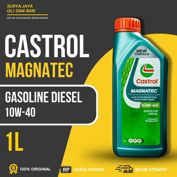 Oli Mobil Castrol Magnatec 10W-40 1 Liter / Oli Mesin Mobil