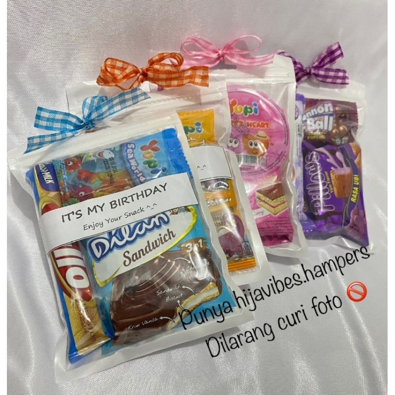 

FLASH SALE [ TANPA MIN ORDER / BISA INSTAN / GRATIS BUBBLE WRAP] MINI GIFT SNACK / MINI HAMPERS