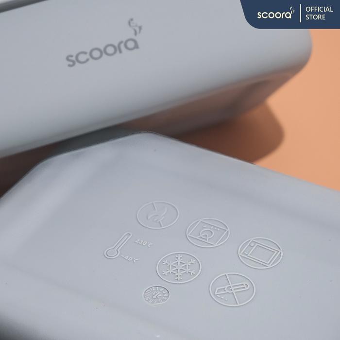 Promo Scoora Bento Silicone Premium Lunch Box Kotak Bekal Anak Sxk3