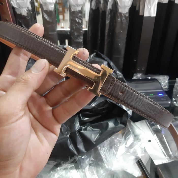 ikat pinggang wanita branded import lebar 2cm